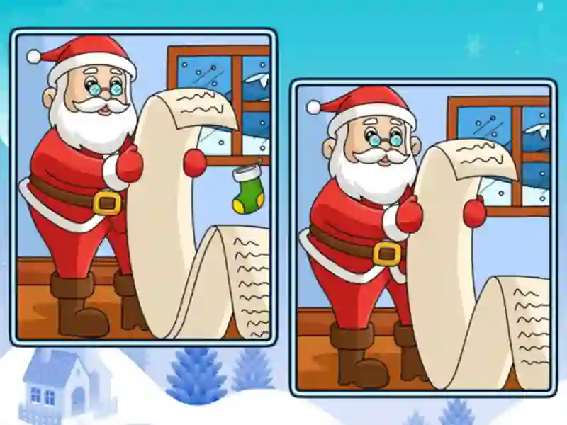 Žaidimas Christmas Spot the Difference internete