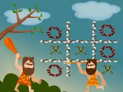 Žaidimas Tic Tac Toe Stone Age internete