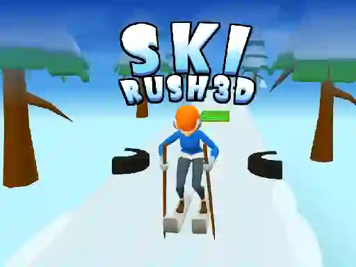 Žaidimas Ski Rush 3d internete