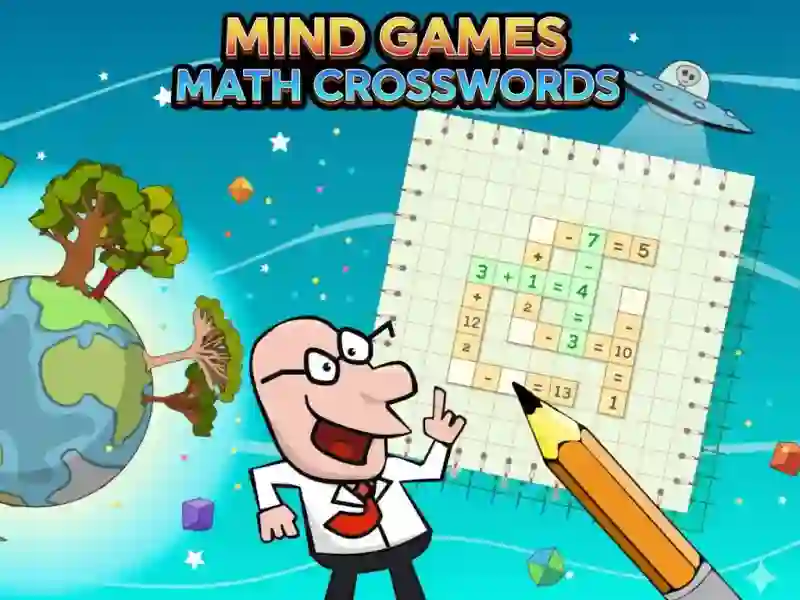 Žaidimas Mind Games Math Crosswords internete
