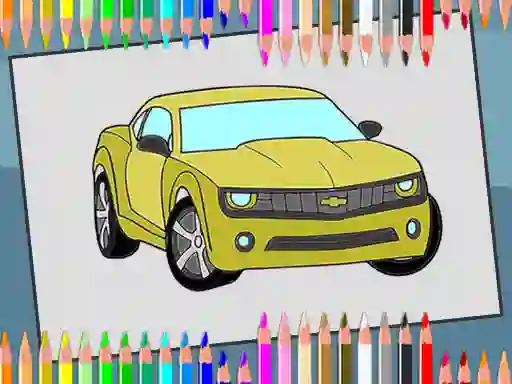 Žaidimas American Cars Coloring Book internete