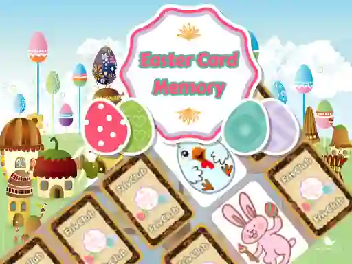 Žaidimas Easter Card Memory internete