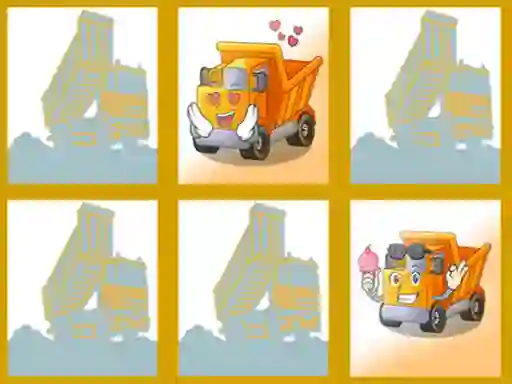 Žaidimas Dump trucks memory internete