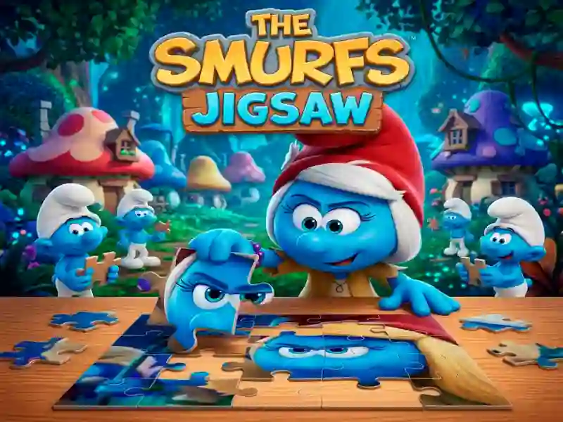 Žaidimas The Smurfs Jigsaw internete