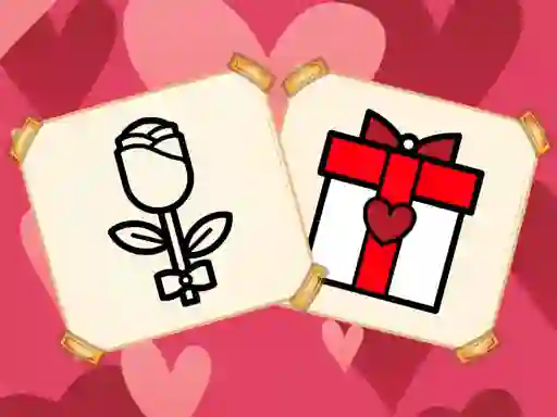 Žaidimas Valentine Present Coloring internete