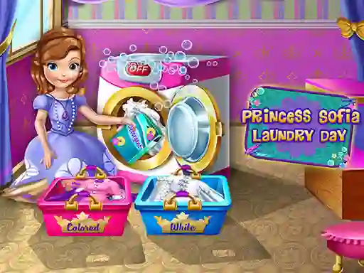 Žaidimas Young Princess Laundry Day internete