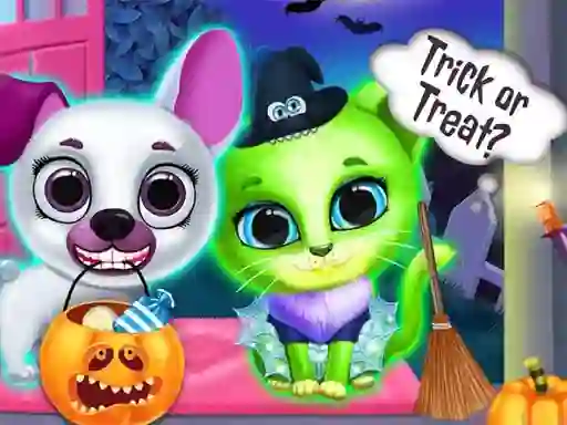 Žaidimas Scary Makeover Halloween Pet Salon internete