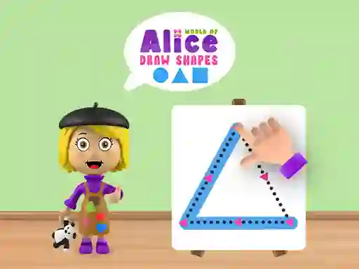 Žaidimas World of Alice Draw Shapes internete