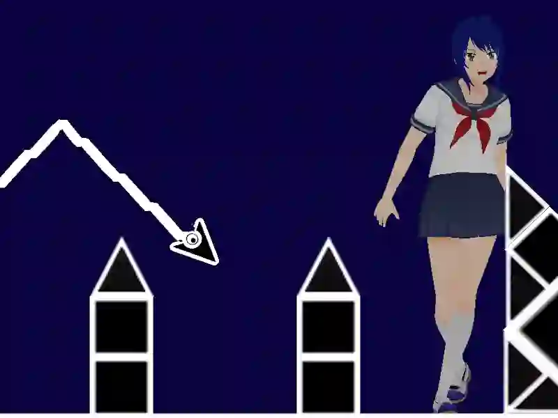 Žaidimas Space Geometry Dash Waves internete