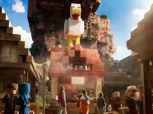 Žaidimas Minecraft Lava Chicken internete