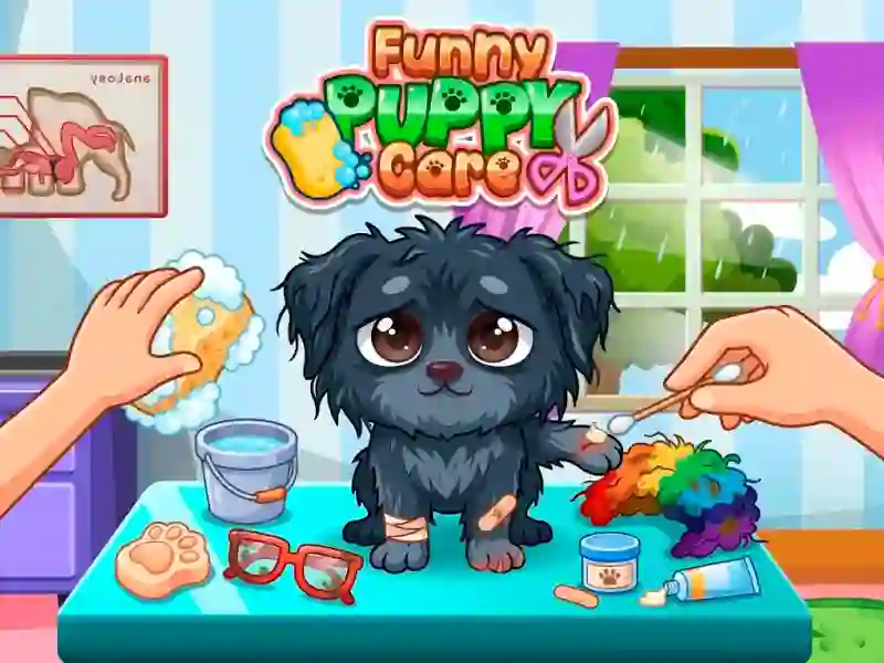 Žaidimas Funny Puppy Care internete
