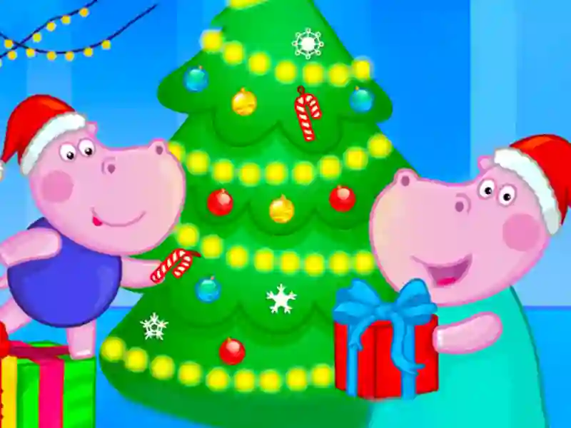 Žaidimas Hippo Christmas Calendar internete