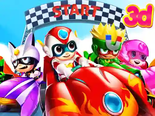 Žaidimas Cartoon Racing 3D internete