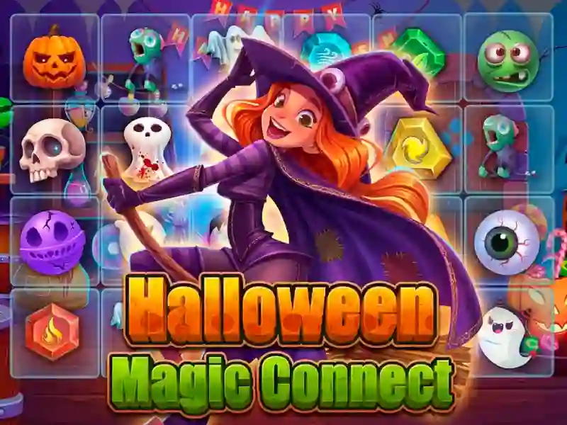 Žaidimas Halloween Magic Connect internete