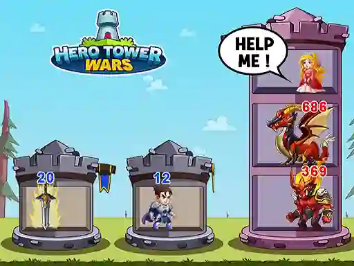 Žaidimas Hero Tower War internete