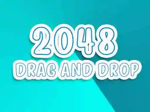Žaidimas 2048 Drag'nDrop internete