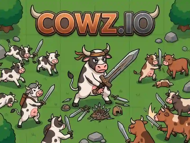 Žaidimas Cowz.io internete