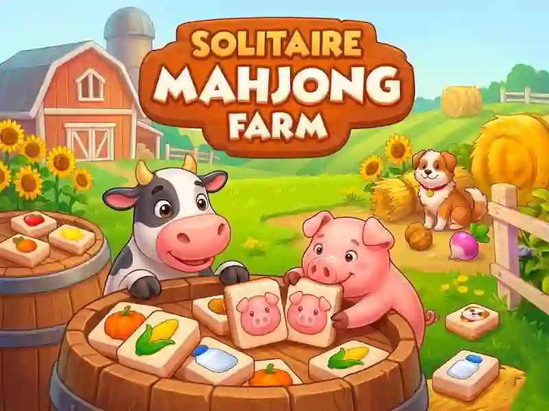Žaidimas Solitaire Mahjong Farm internete