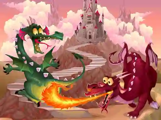 Žaidimas Fairy Tale Dragons Memory internete