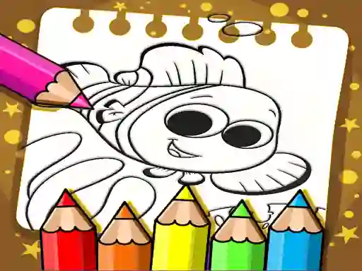 Žaidimas Finding Nemo Color Book internete