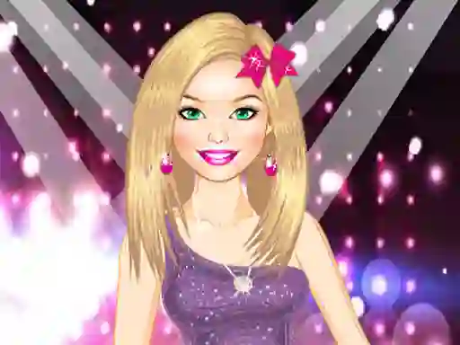 Žaidimas Barbie Popstar Dressup internete