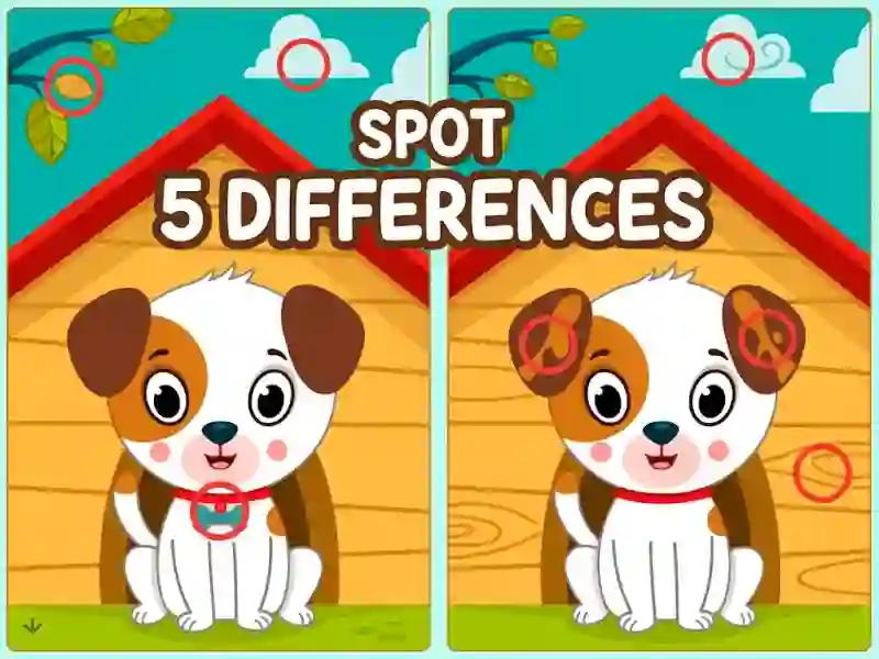 Žaidimas Spot 5 Differences internete