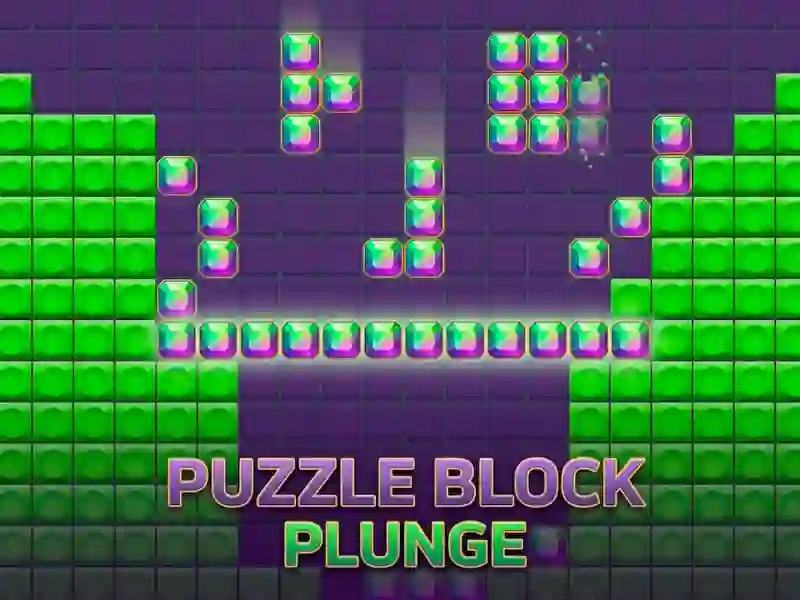 Žaidimas Puzzle Block Plunge internete