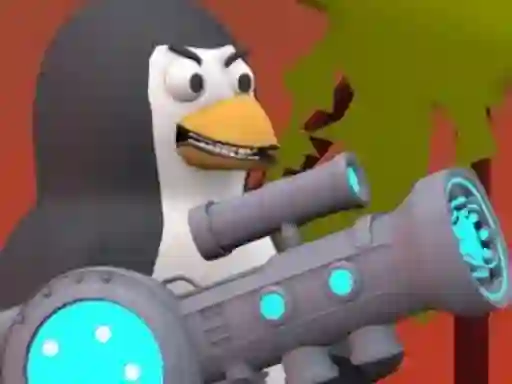 Žaidimas Penguin Battle internete