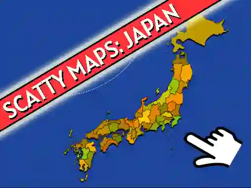 Žaidimas Scatty Maps Japan internete