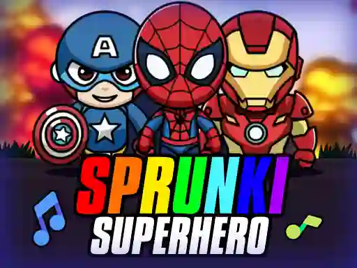 Žaidimas Sprunki SuperHero internete