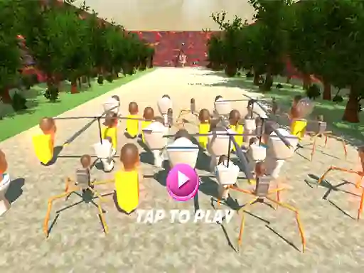 Žaidimas SQUID TOILET 3D internete