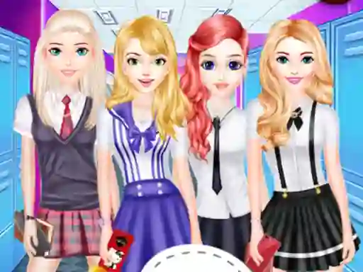 Žaidimas Girls School Fashion internete