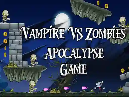 Žaidimas Vamp kid vs The Zombies apocalipse internete