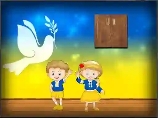Žaidimas Amgel Peace Room Escape internete