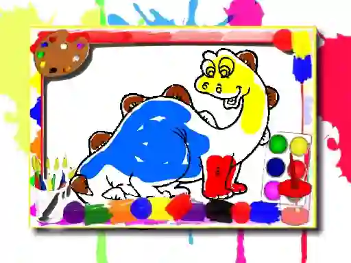 Žaidimas Dinosaur Coloring Book internete