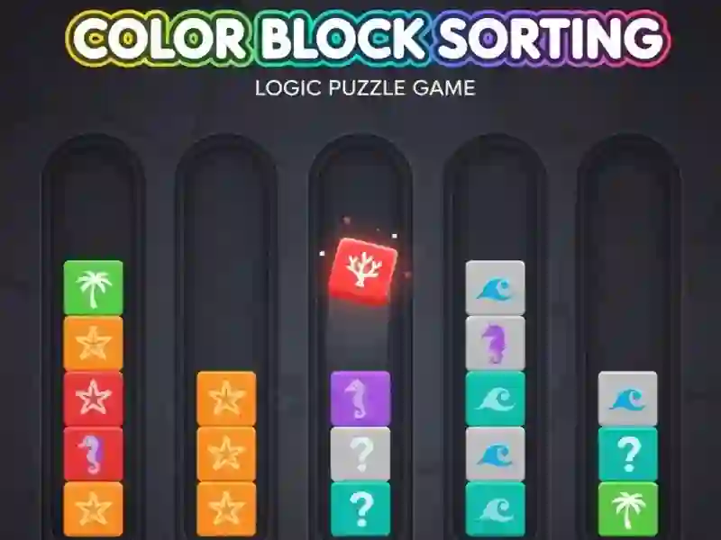 Žaidimas Color Block Sorting internete