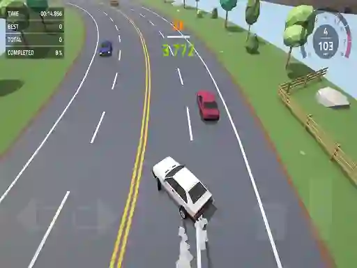 Žaidimas Polygon Drift: Endless Traffic Racing internete