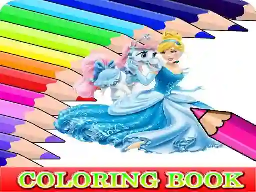 Žaidimas Coloring Book for Cinderella internete