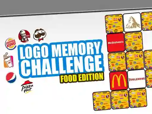 Žaidimas Logo Memory Food Edition internete