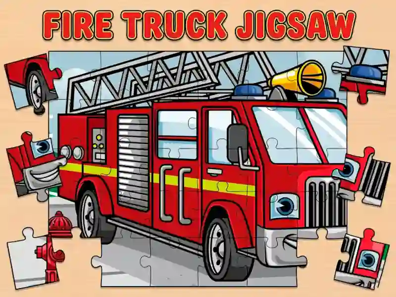 Žaidimas Fire Truck Jigsaw internete