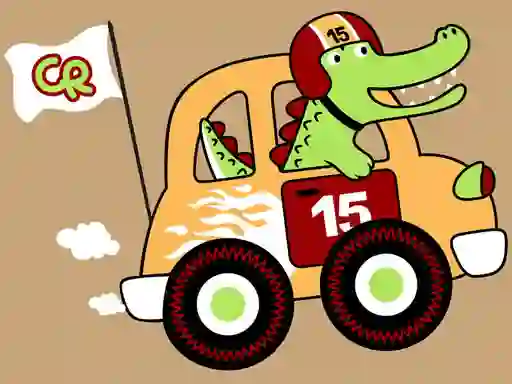 Žaidimas Fast Racing Cars Coloring internete