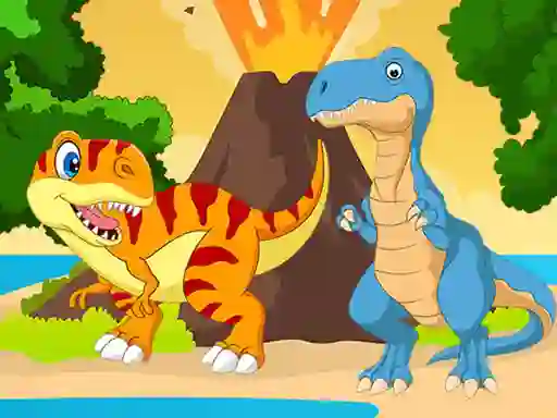 Žaidimas Dino Jigsaw internete