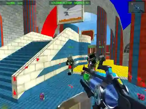 Žaidimas Blocky Gun Paintball 3 internete