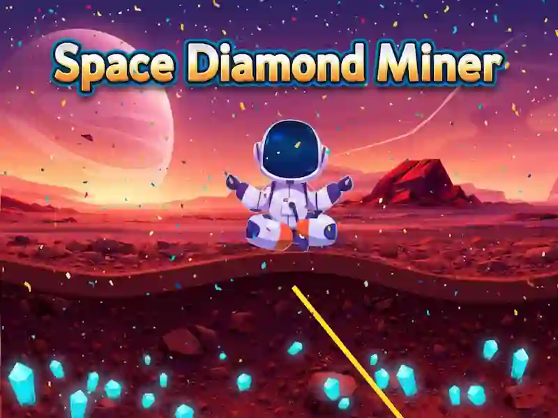 Žaidimas Space Diamond Miner internete