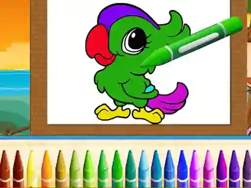 Žaidimas Cute Animals Coloring internete