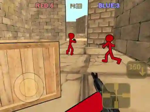 Žaidimas Stickman Counter Terror Shooter internete
