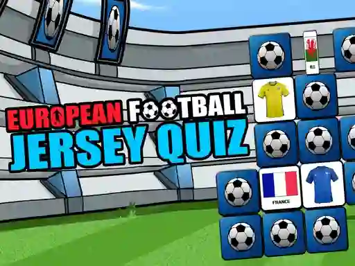 Žaidimas European Football Jersey Quiz internete