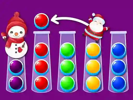 Žaidimas Ball Sort Xmas internete