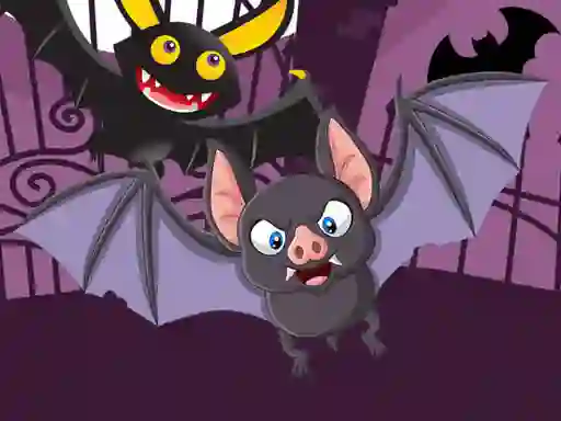 Žaidimas Scary Midnight Hidden Bats internete
