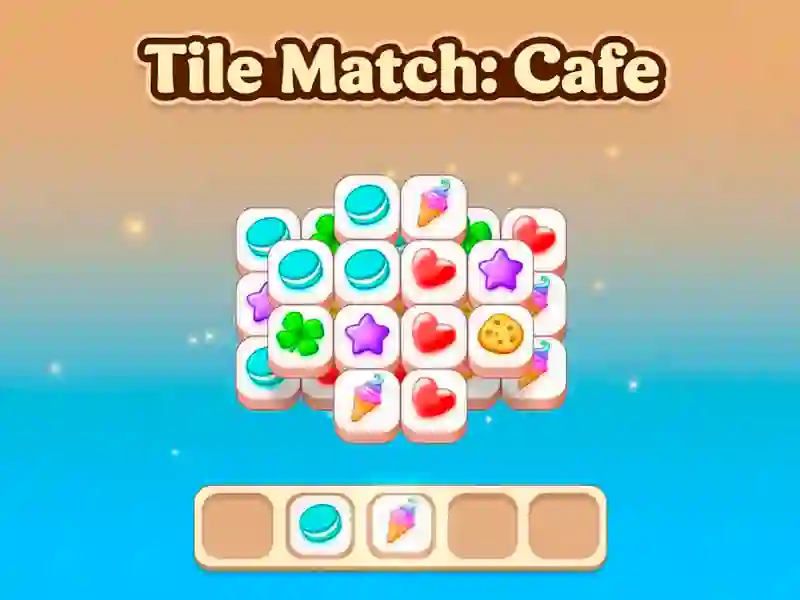 Žaidimas Tile Match: Cafe internete